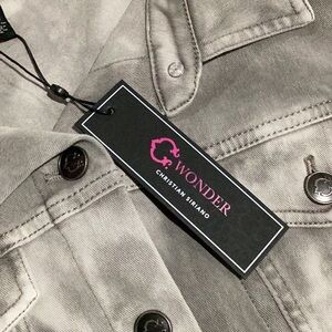 Christian Soriano C Wonder Gray Jean Jacket - Size M